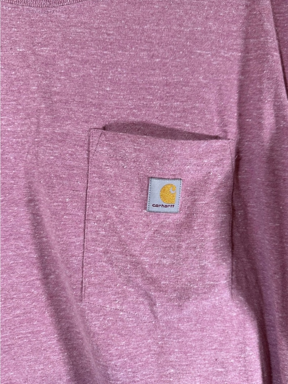 Carhartt Magenta Loose Fit pocket t shirt women’s XXL 20 Cotton - Picture 2 of 5